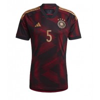 Camiseta Alemania Thilo Kehrer #5 Segunda Equipación Replica Mundial 2022 mangas cortas